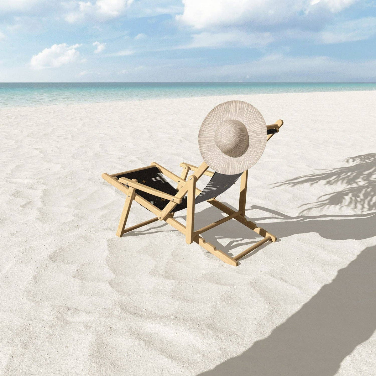 Allie Falcon Southwestern Minimalist Black Sling Chair