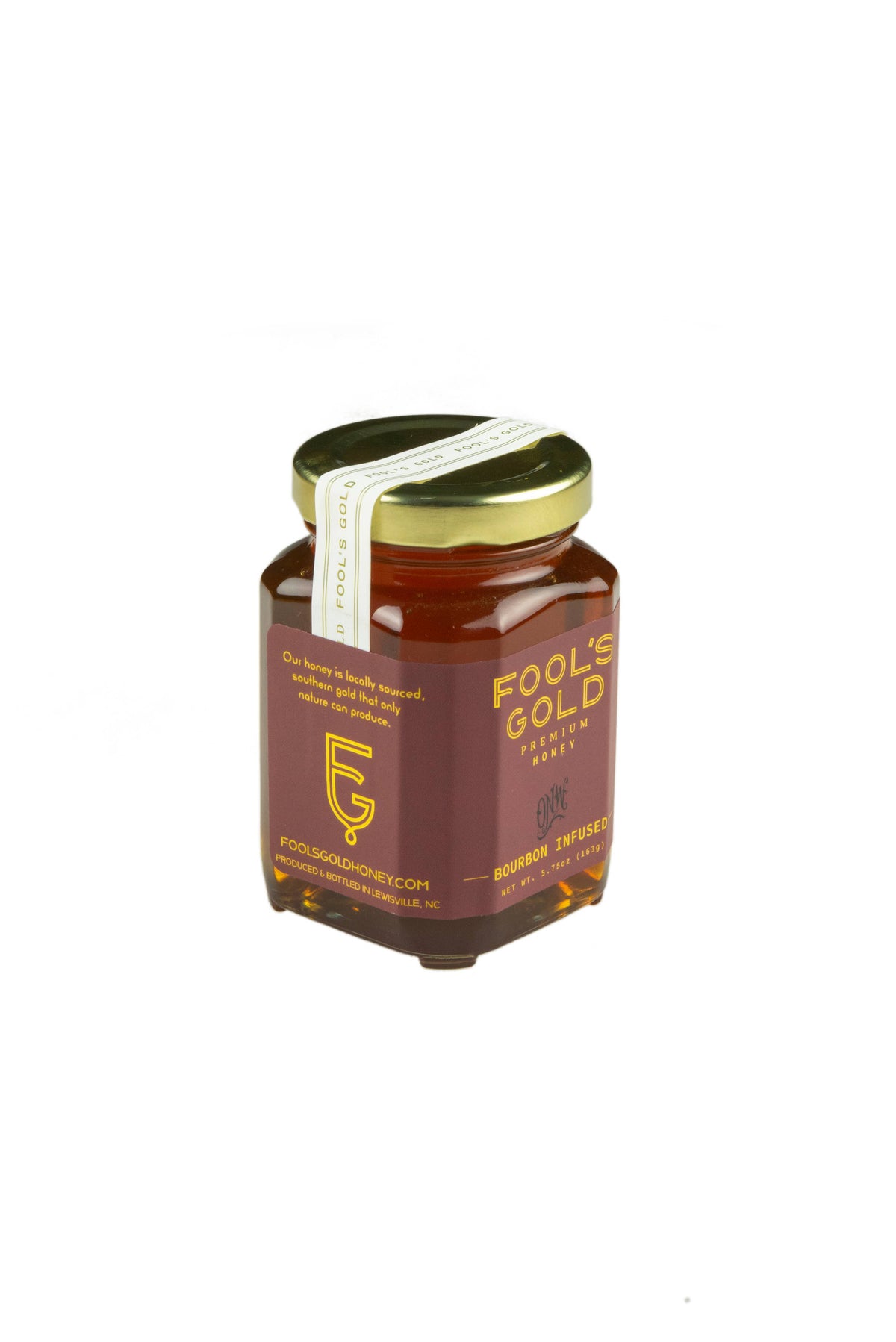 Bourbon Infused Raw Honey - 5.75oz