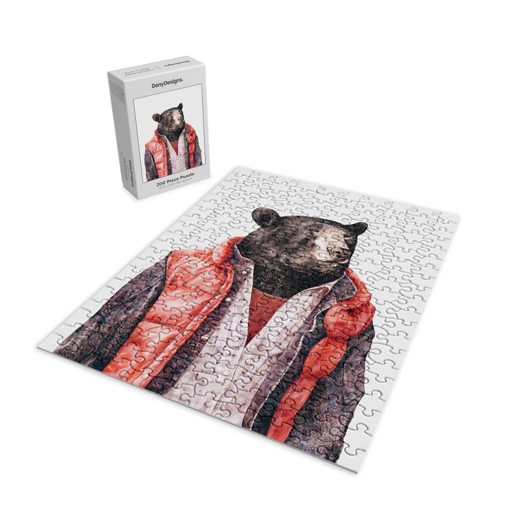 Animal Crew Black Bear Jigsaw Puzzle