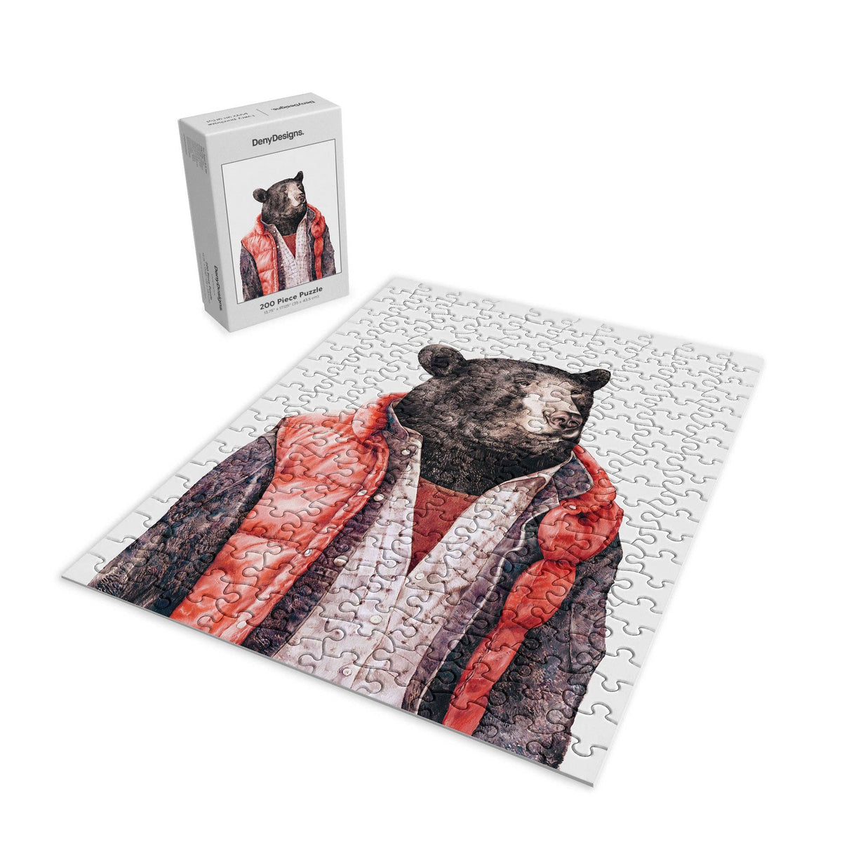 Animal Crew Black Bear Jigsaw Puzzle