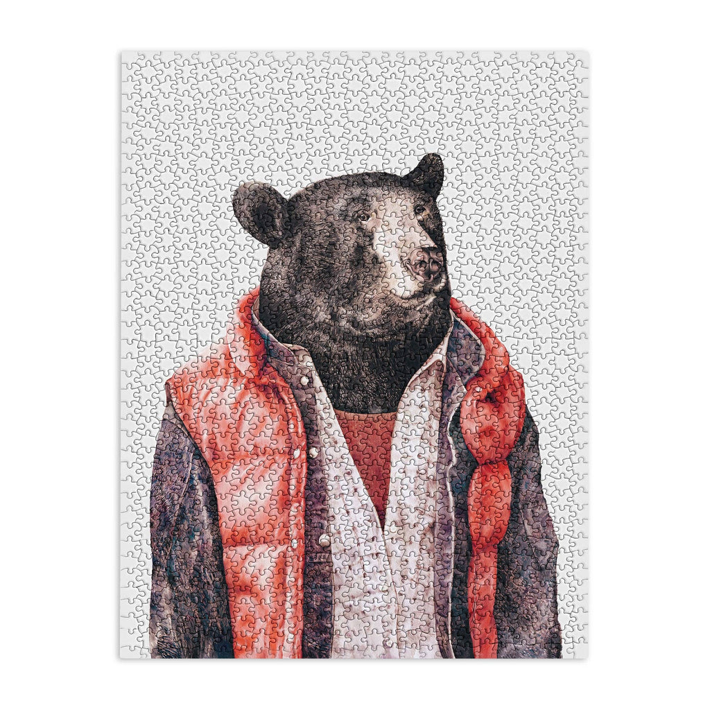 Animal Crew Black Bear Jigsaw Puzzle