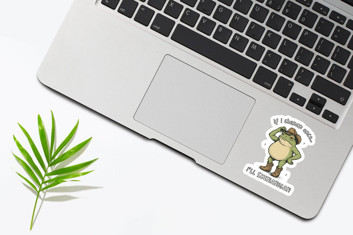 If I Shenan Once I'll Shenan Again Sticker: 3 inch