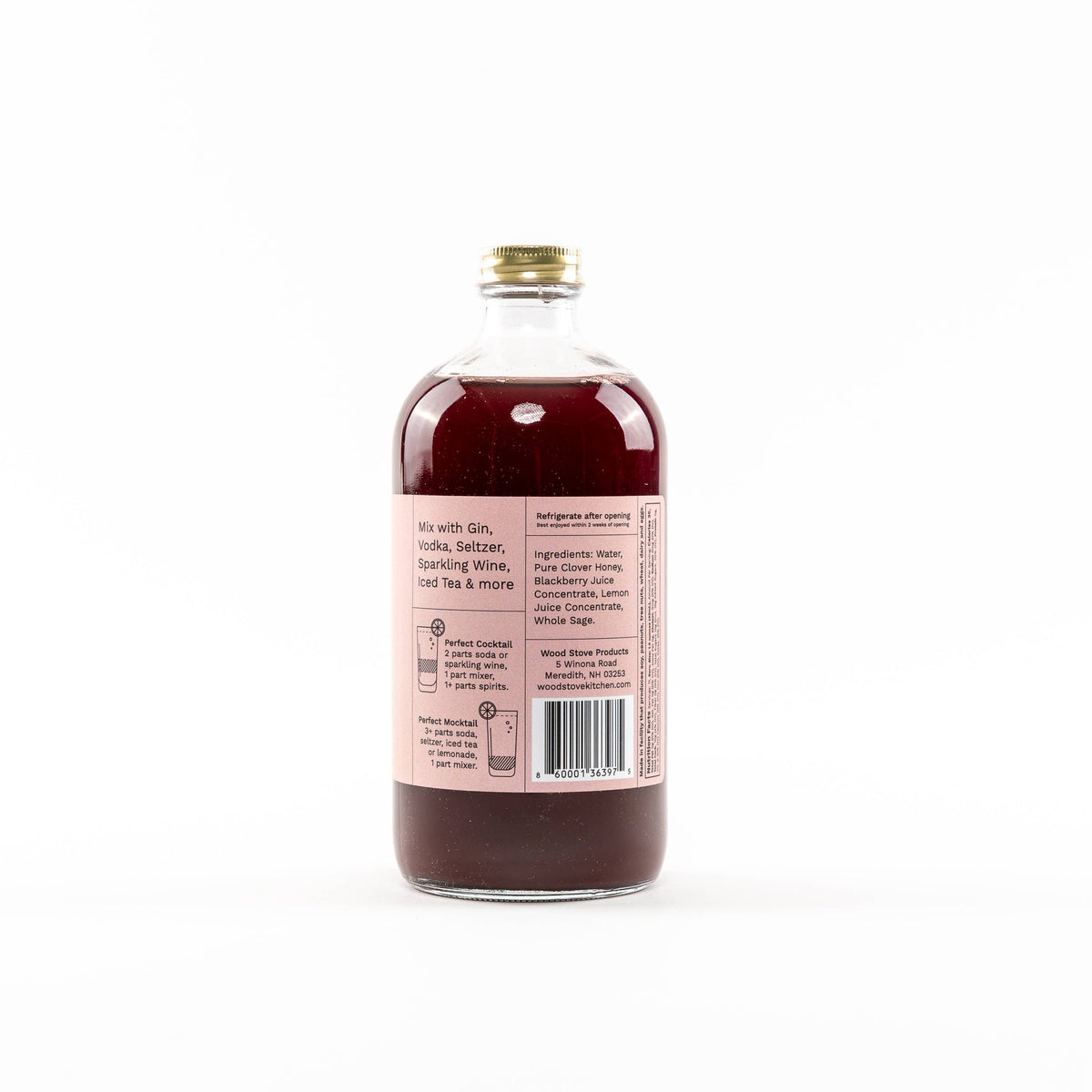 Blackberry & Sage Cocktail and Mocktail Mixer
