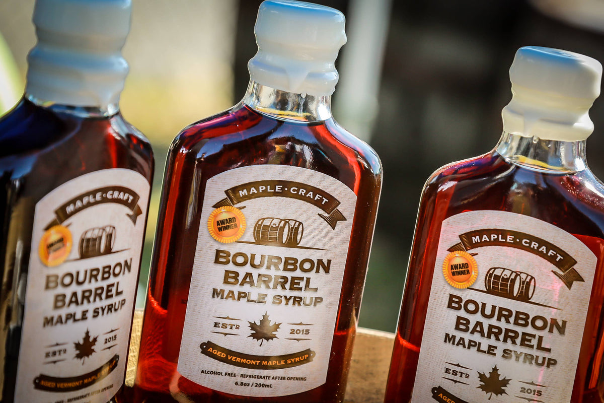 Bourbon Barrel Aged Maple Syrup - Great Gift Item!