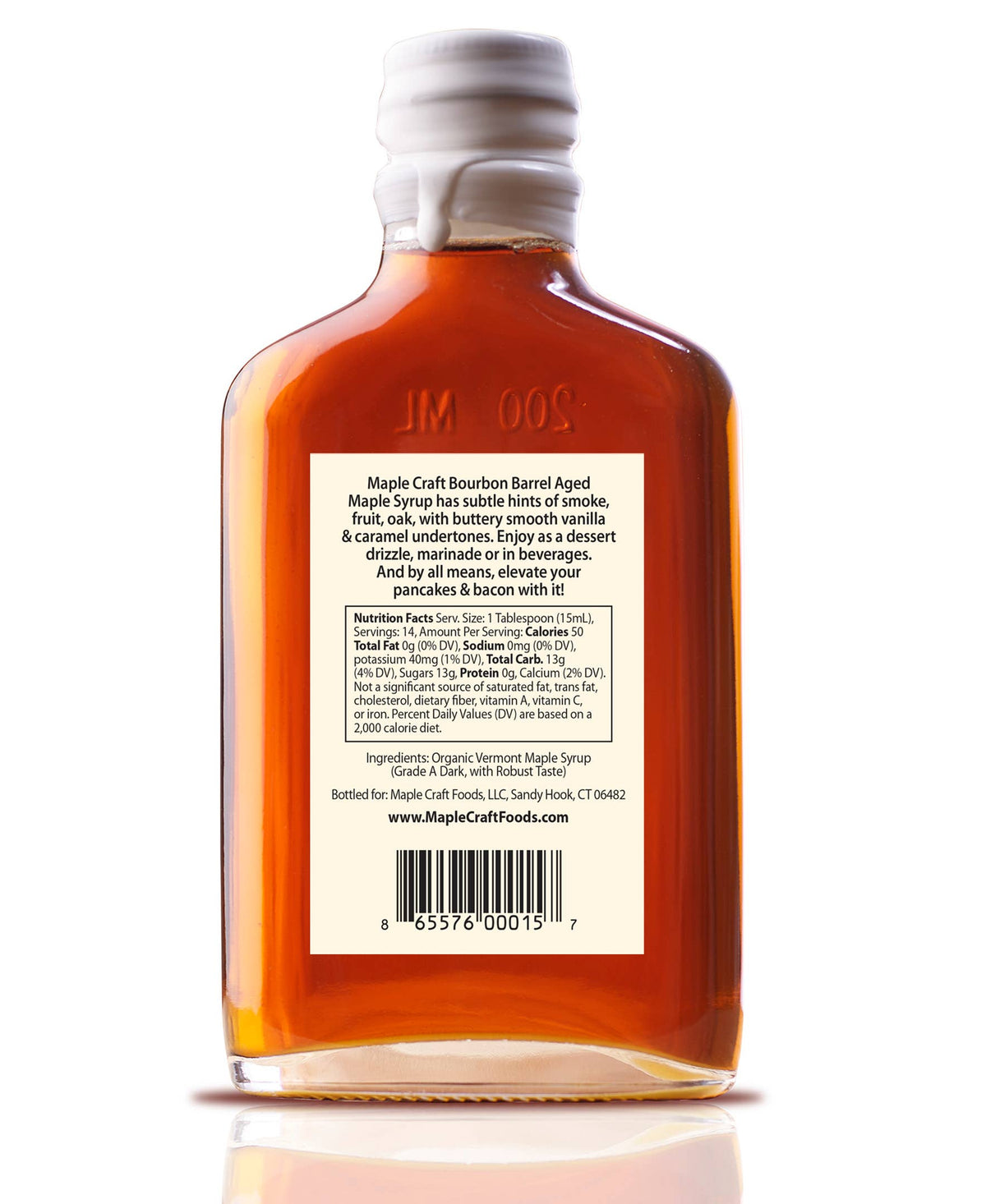 Bourbon Barrel Aged Maple Syrup - Great Gift Item!