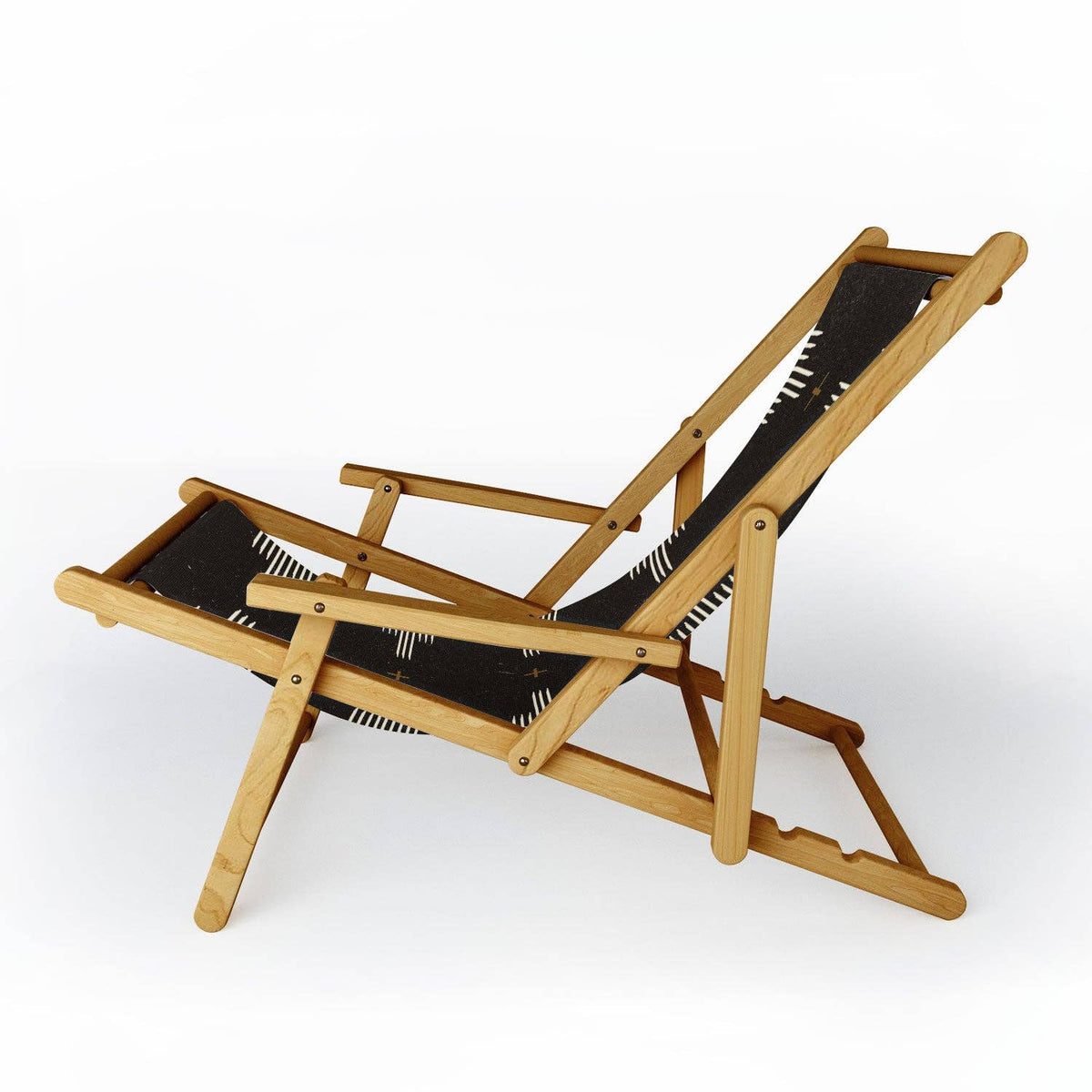 Allie Falcon Southwestern Minimalist Black Sling Chair