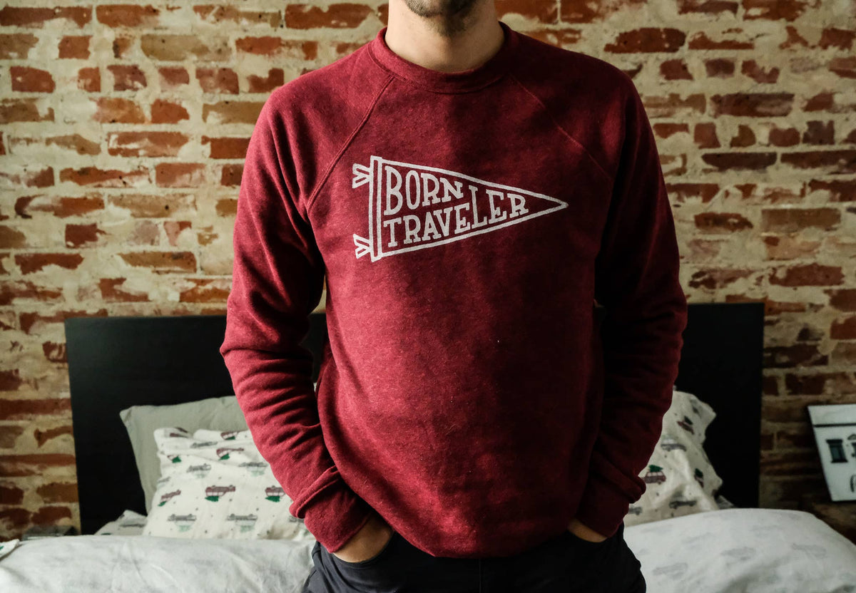Born Traveler Crew Neck Sweatshirt