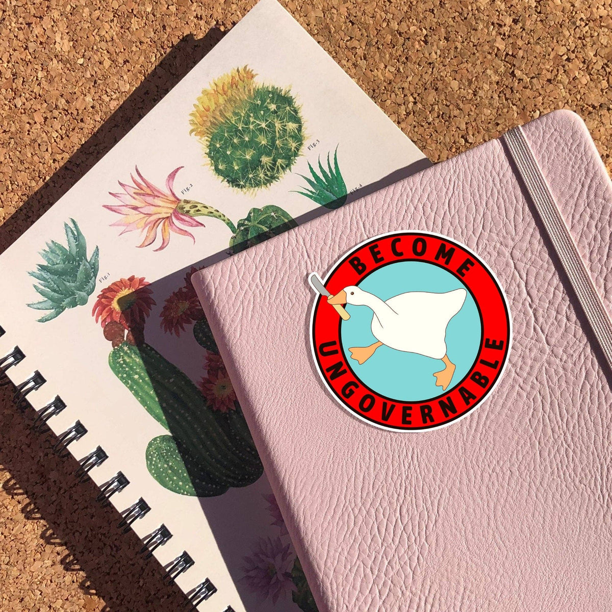 Become Ungovernable Goose Sticker: 2 inch