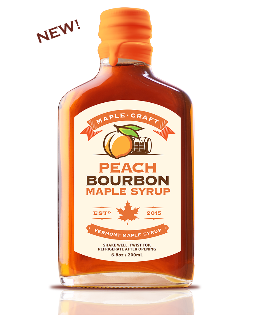 Peach Bourbon Maple Syrup