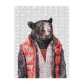Animal Crew Black Bear Jigsaw Puzzle