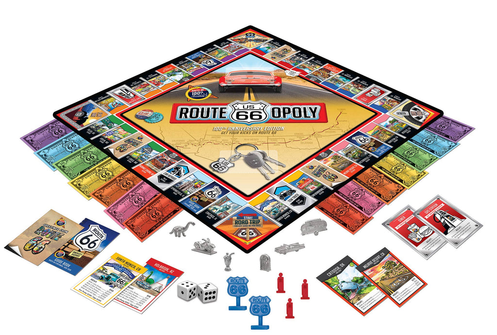 Route 66 Opoly Board Game
