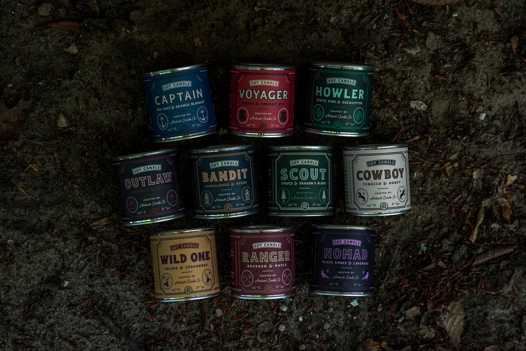 Cowboy | Tobacco + Honey 8oz Soy Candle