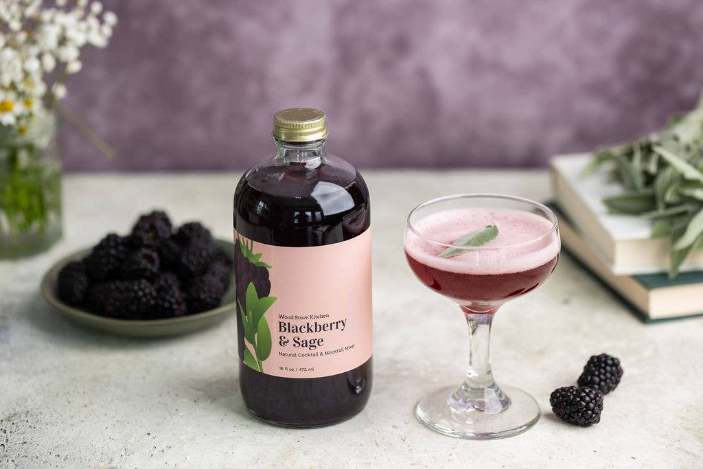 Blackberry & Sage Cocktail and Mocktail Mixer