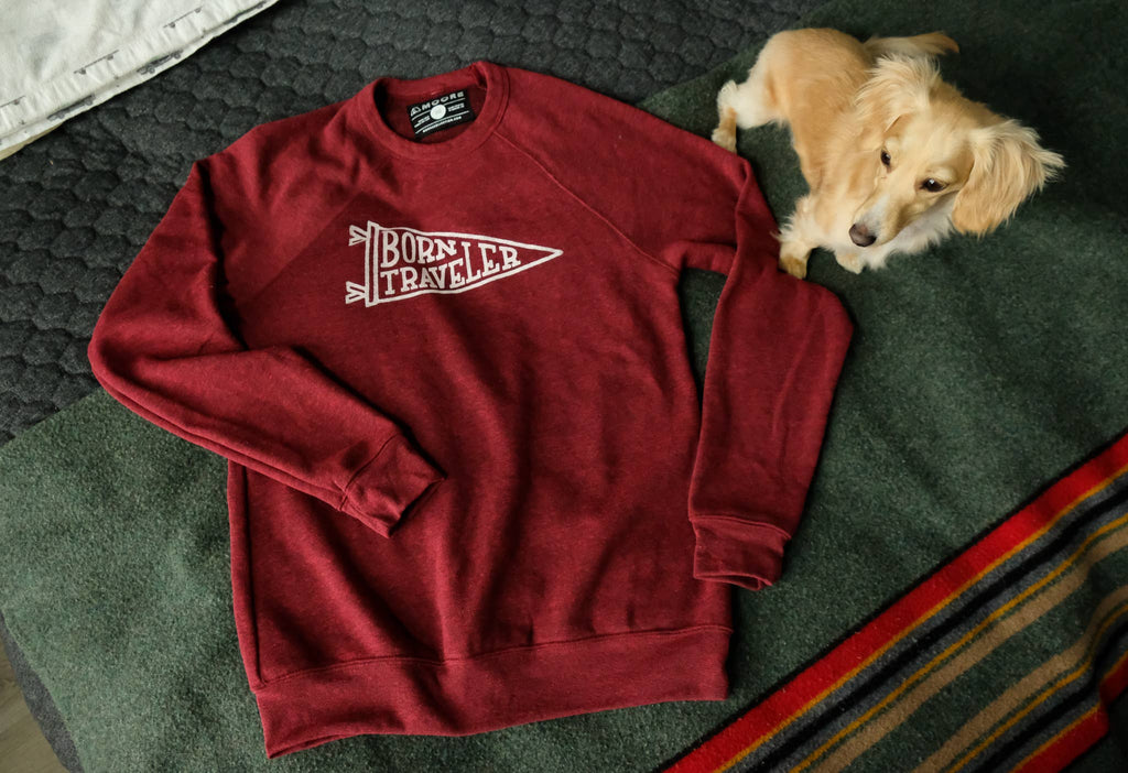 Born Traveler Crew Neck Sweatshirt
