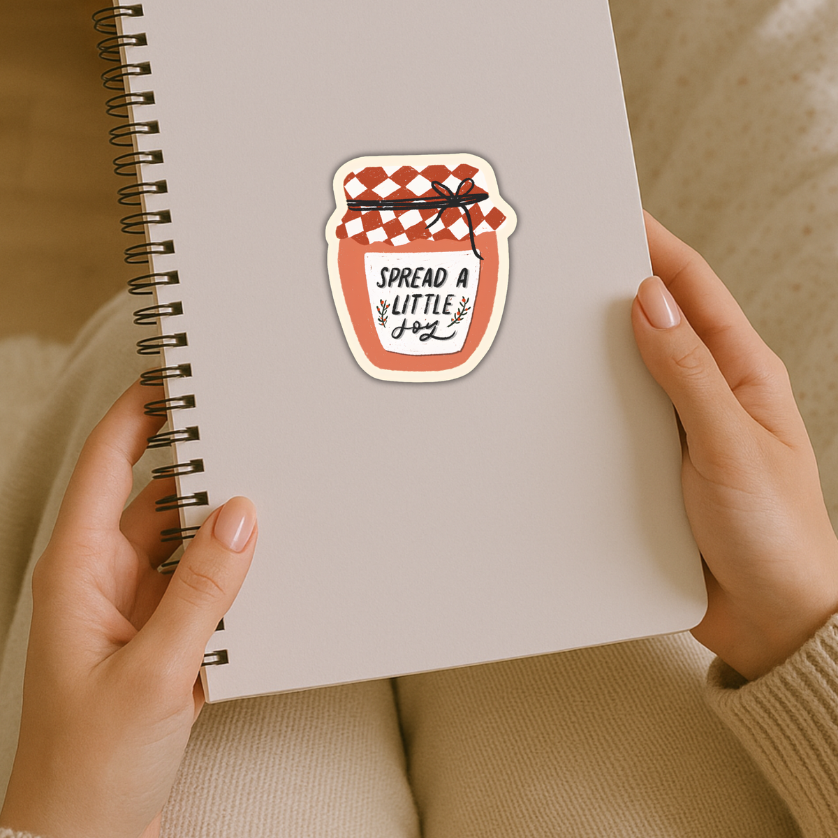 Spread a Little Joy Jam Jar Sticker- Fall Vibes