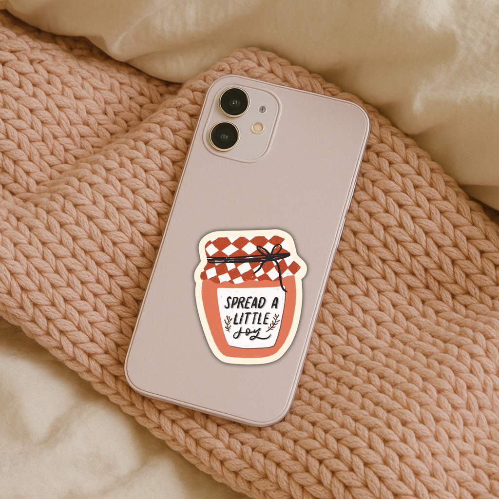 Spread a Little Joy Jam Jar Sticker- Fall Vibes