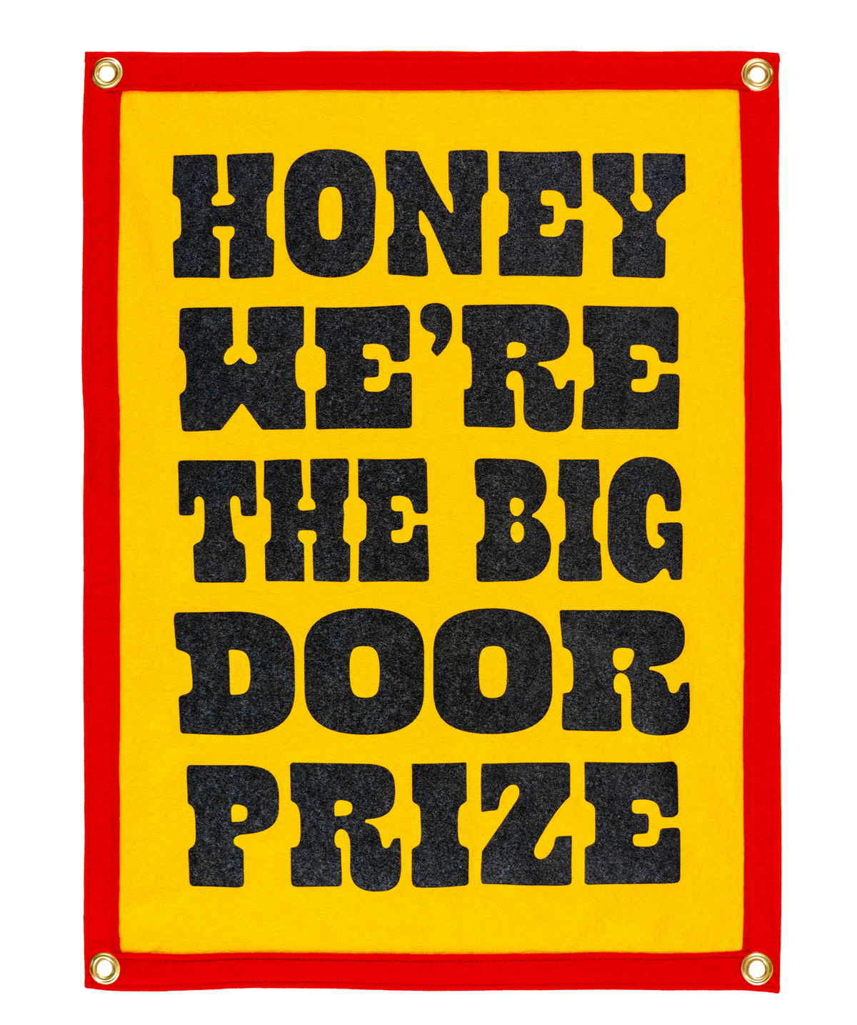 We're The Big Door Prize Camp Flag • John Prine x Oxford Pennant