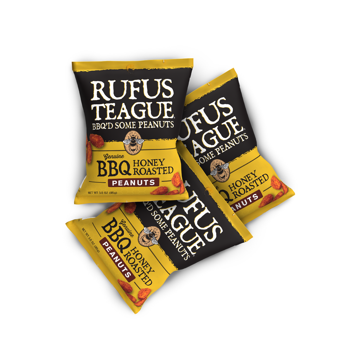 BBQ Honey Roasted Peanuts - 3oz Packets
