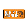 Wishin' I Was Fishin' Sticker