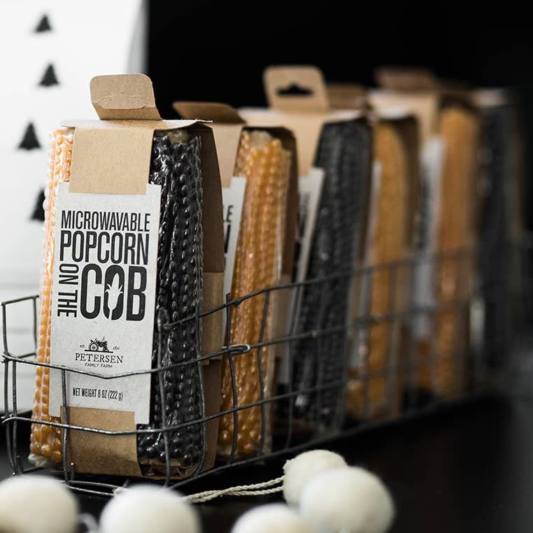 Microwave Popcorn on the Cob - Hand-Harvested & Cardboard