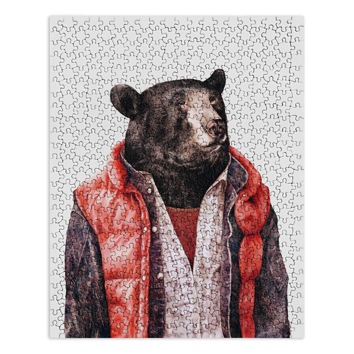 Animal Crew Black Bear Jigsaw Puzzle