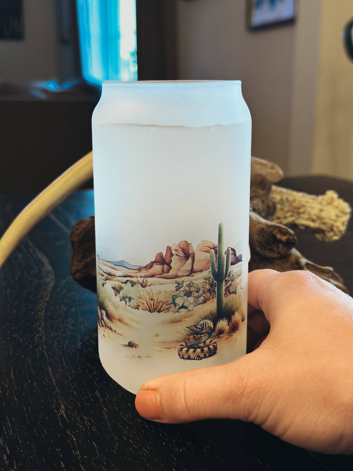 COYOTE & CACTUS CAN GLASS