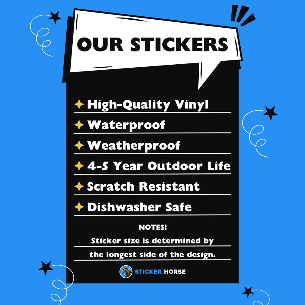 Get In Loser We're Doing God's Will Sticker: 3 inch