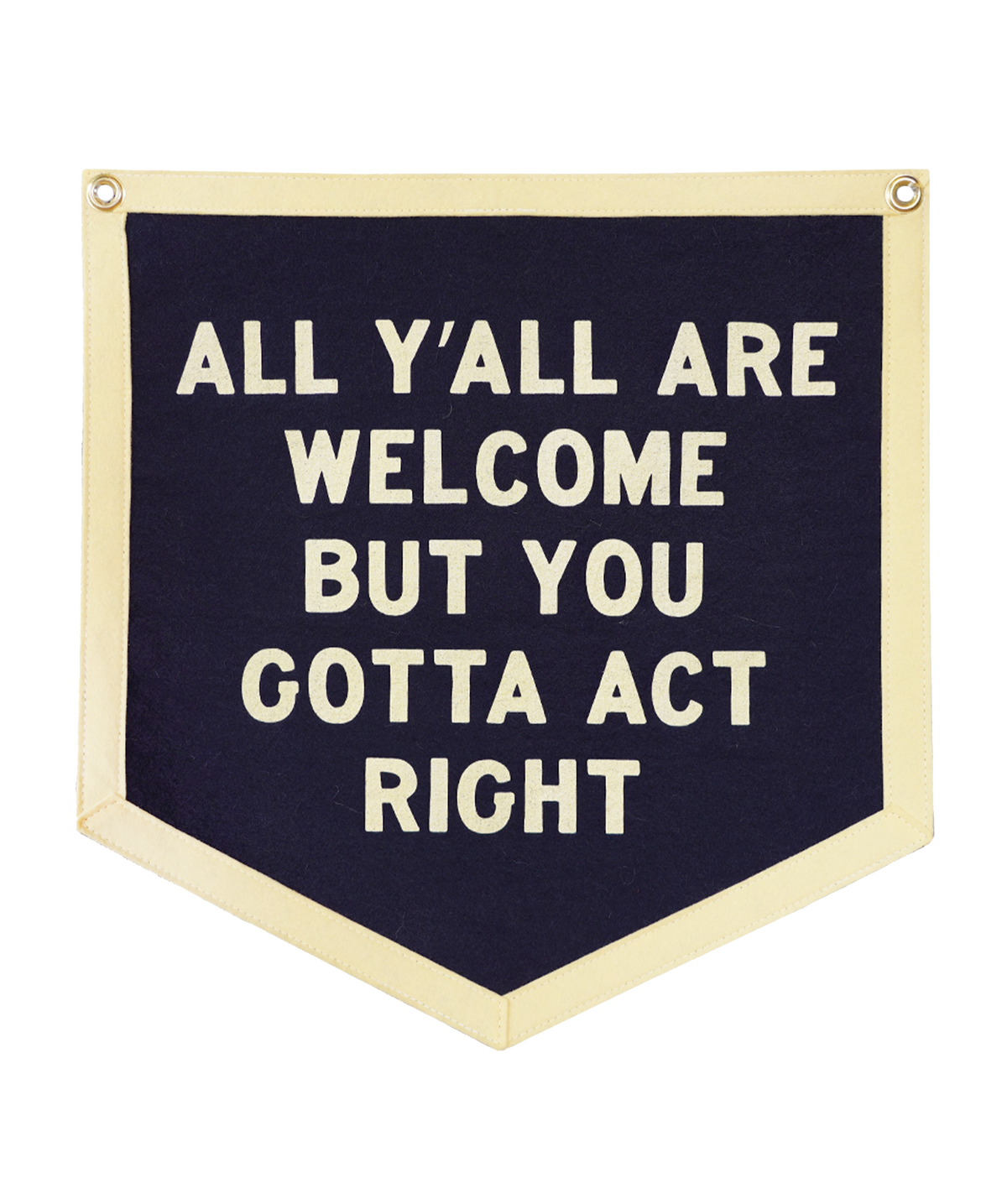 All Y'all Are Welcome Camp Flag • Tate Farms x Oxford Pennant