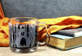 Woodlands Bear Etched Glass Coffee Mug