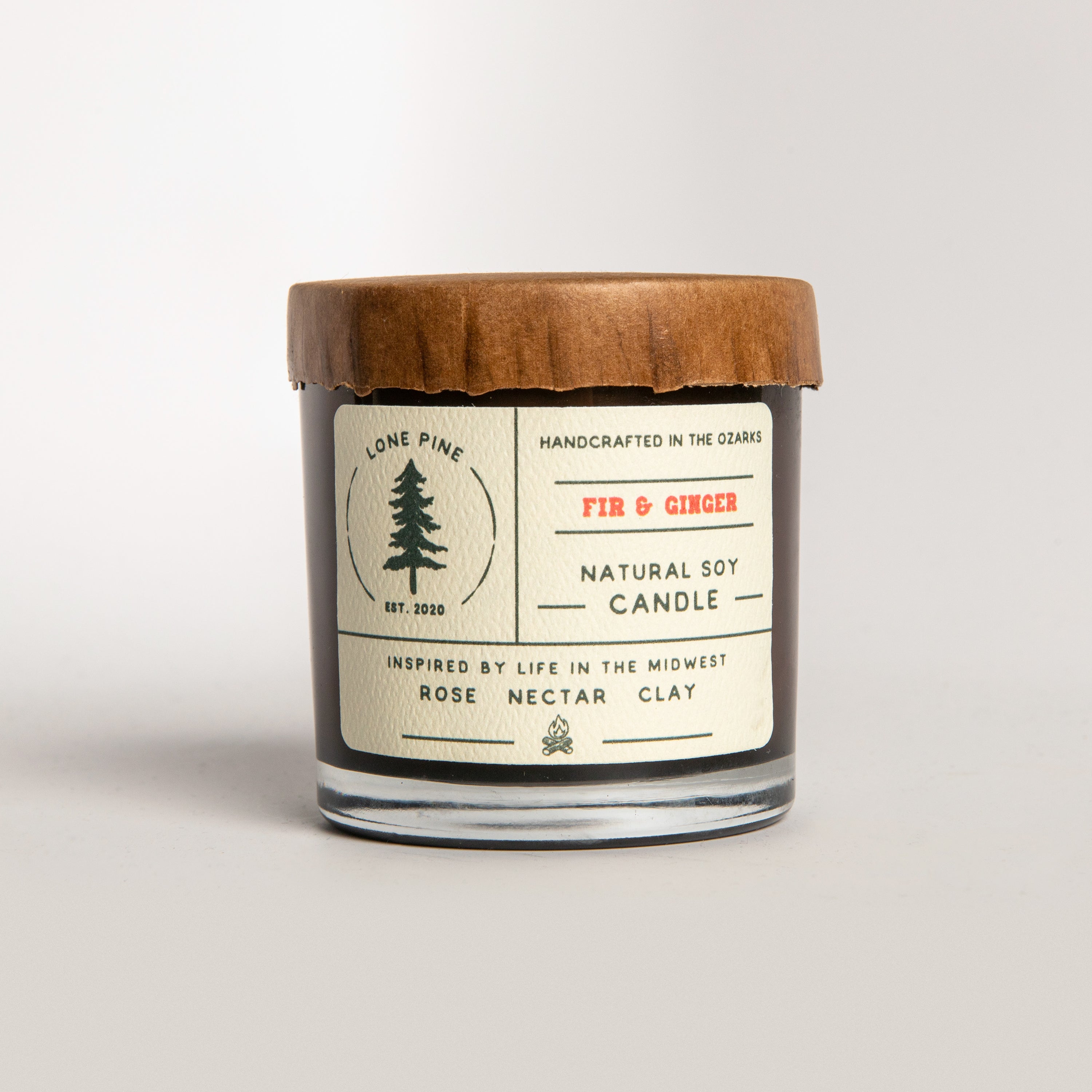 Fir & Ginger Soy Candle